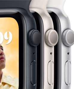Apple Watch SE GPS 40mm Gümüş Rengi Alüminyum Kasa - Beyaz Spor Kordon MNJV3TU/A-Teşhir -4