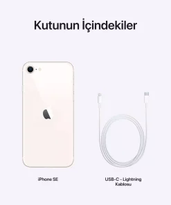 iPhone SE 64GB Yıldız Işığı MMXG3TU/A-İkinci El 17 iPhone SE 64GB Yıldız Işığı MMXG3TU/A -9