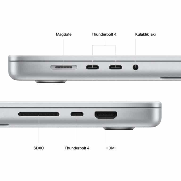 MacBook Pro 16 inc M2 Max 12CPU 38GPU 32GB 1TB Gümüş MNWE3TU/A-Teşhir -8