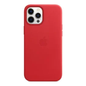 iPhone 12 Pro Max için MagSafe Deri Kılıf Scarlet MHKJ3ZM/A-Teşhir