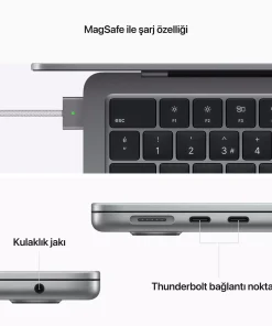MacBook Air 13.6 inc M2 8CPU 8GPU 8GB 256GB Yıldız Işığı MLY13TU/A-Teşhir -8