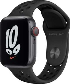Apple Watch Nike SE GPS 40mm Uzay Grisi Alüminyum Kasa - Antrasit Siyah Spor Kordon MKR53TU/A-Teşhir -2