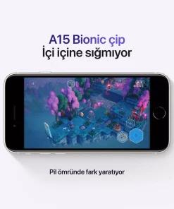 iPhone SE 64GB Yıldız Işığı MMXG3TU/A-İkinci El 14 iPhone SE 64GB Yıldız Işığı MMXG3TU/A -6