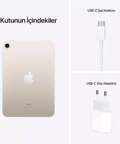 iPad mini 8.3 inç Wi-Fi 64GB Yıldız Işığı MK7P3TU/A -9