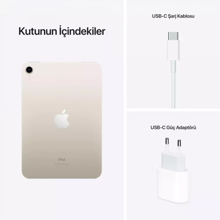 iPad mini 8.3 inç Wi-Fi 64GB Yıldız Işığı MK7P3TU/A -9