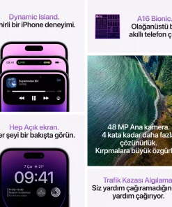 iPhone 14 Pro Max 1TB Gümüş MQC33TU/A-Teşhir -8