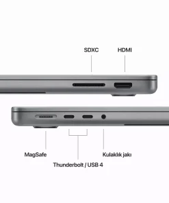 MacBook Pro 14 inc M3 8CPU 10GPU 8GB 512GB Uzay Grisi MTL73TU/A-Teşhir -7