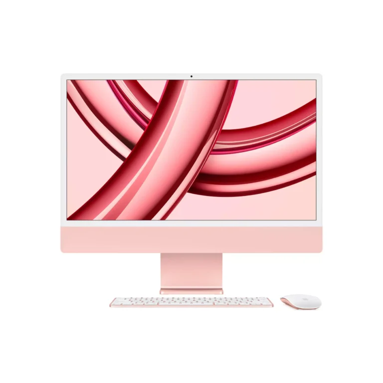 iMac 24 inc 4.5K M3 8CPU 10GPU 8GB 256GB Pembe MQRT3TU/A -1