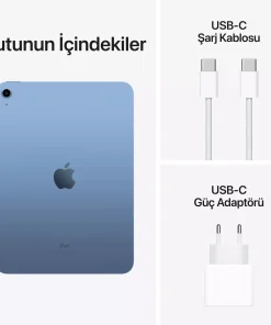 iPad 10.9 inç Wi-Fi 256GB Mavi MPQ93TU/A -8