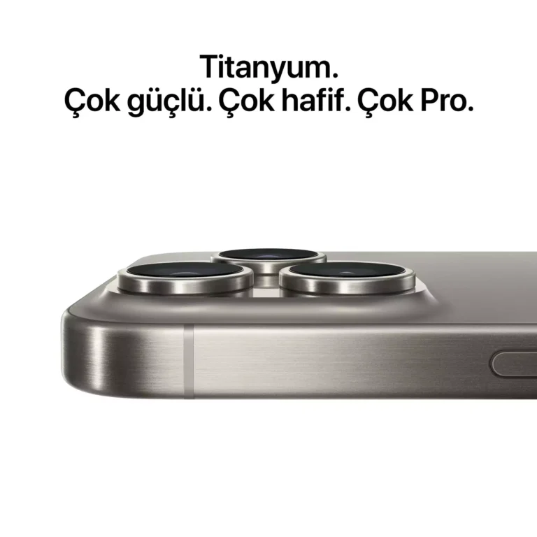 iPhone 15 Pro Max 512GB Natürel Titanyum Kasa