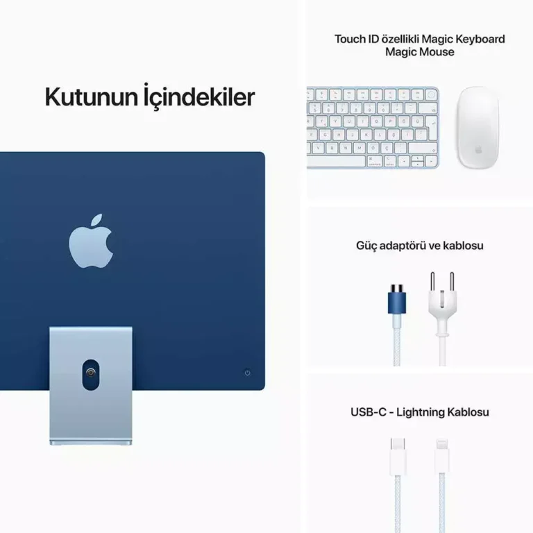 iMac 24 inc 4.5K M1 8CPU 8GPU 16GB 1TB Mavi Z12X000PV -9