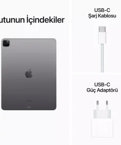 iPad Pro 12.9 inç Wi‑Fi 128GB Uzay Grisi MNXP3TU/A -9