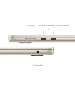 MacBook Air 15 inc M3 8CPU 10GPU 8GB 256GB Yıldız Işığı MRYR3TU/A -7