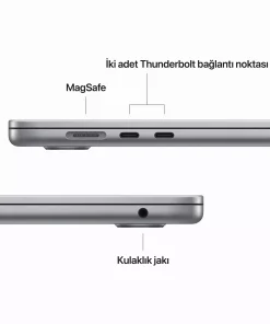 MacBook Air 15.3 inc M2 8CPU 10GPU 24GB 512GB Uzay Grisi Z18N000HA-Teşhir -10