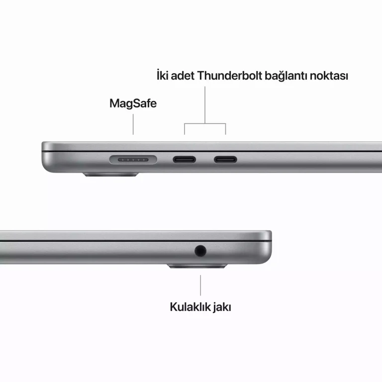 MacBook Air 15.3 inc M2 8CPU 10GPU 24GB 512GB Uzay Grisi Z18N000HA-Teşhir -10