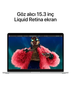 MacBook Air 15 inc M3 8CPU 10GPU 8GB 256GB Gümüş MRYP3TU/A -5