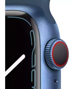 Apple Watch Series 7 GPS 41mm Mavi Alüminyum Kasa - Abis Mavi Spor Kordon MKHU3TU/A-Teşhir -5