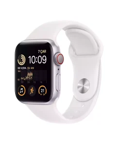 Apple Watch SE GPS + Cellular 40mm Gümüş Alüminyum Kasa - Beyaz Spor Kordon MNPP3TU/A-Teşhir -2