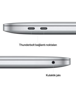 MacBook Pro 13.3 inc M2 8CPU 10GPU 8GB 512GB SSD Gümüş MNEQ3TU/A-Teşhir -7