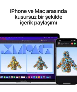 MacBook Pro 13.3 inc M2 8CPU 10GPU 8GB 512GB SSD Gümüş MNEQ3TU/A-Teşhir -8