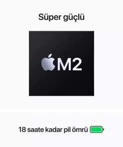 MacBook Air 15.3 inc M2 8CPU 10GPU 16GB 256GB Uzay Grisi 70W Z18L000V0 - Teşhir -4