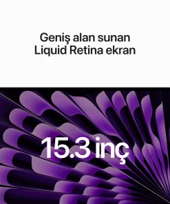 MacBook Air 15.3 inc M2 8CPU 10GPU 16GB 256GB Uzay Grisi 70W Z18L000V0 - Teşhir -5