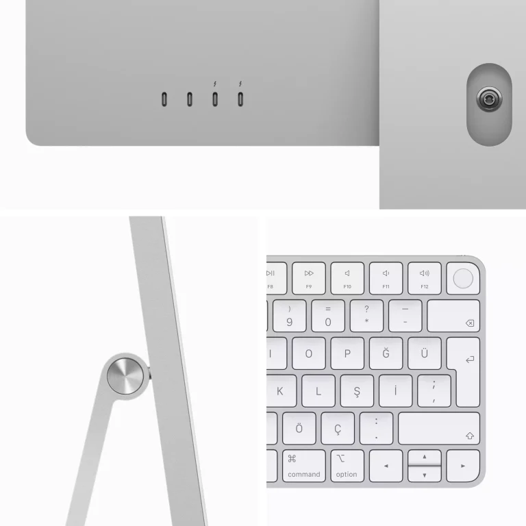 iMac 24 inc 4.5K M3 8CPU 10GPU 8GB 512GB Gümüş MQRK3TU/A - TEŞHİR -3