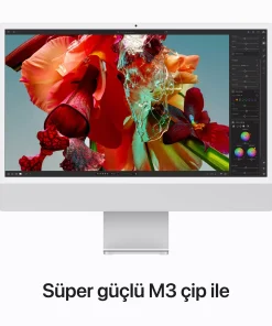 iMac 24 inc 4.5K M3 8CPU 10GPU 8GB 512GB Gümüş MQRK3TU/A - TEŞHİR -4