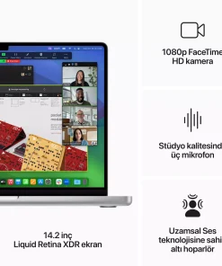 MacBook Pro 14 inc M3 8CPU 10GPU 8GB 1TB Gümüş MR7K3TU/A -5