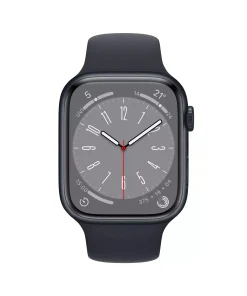 Apple Watch Series 8 GPS 45mm Gece Yarısı Alüminyum Kasa - Gece Yarısı Spor Kordon MNP13TU/A -8
