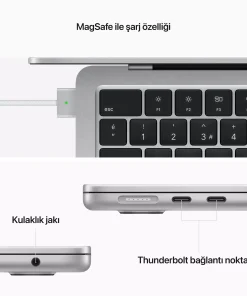 MacBook Air 13.6 inc M2 8CPU 8GPU 8GB 256GB Gümüş MLXY3TU/A -7