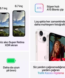 iPhone 14 Plus 128GB Gece Yarısı MQ4X3TU/A-Teşhir -6
