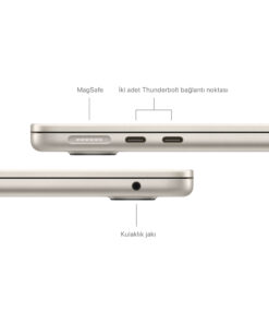 MacBook Air 13.6 inc M3 8CPU 8GPU 8GB 256GB Yıldız Işığı MRXT3TU/A -7