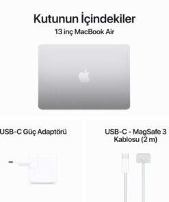 MacBook Air 13.6 inc M3 8CPU 10GPU 16GB 512GB Gümüş MXCT3TU/A -9