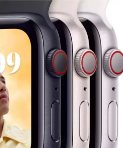 Apple Watch SE GPS + Cellular 40mm Gümüş Alüminyum Kasa - Beyaz Spor Kordon MNPP3TU/A-Teşhir -6
