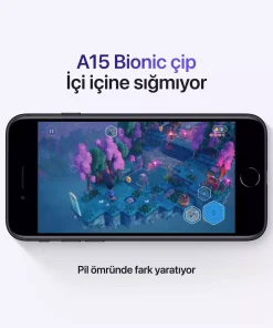 iPhone SE 128GB Gece Yarısı MMXJ3TU/A-Teşhir -2