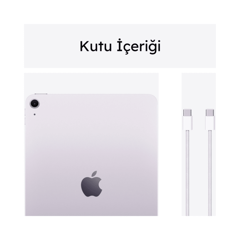 iPad Air 11 inç Wi-Fi + Cellular 128GB Mor MUXG3TU/A -10