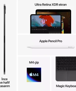 iPad Pro 13 inç WiFi 2TB Nano-texture Cam Uzay Siyahı MWRH3TU/A -9