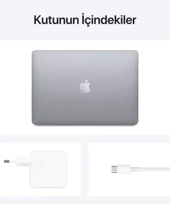 MacBook Air 13.3 inc M1 8CPU 7GPU 16GB 256GB Uzay Grisi Z1240009K -6