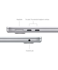 MacBook Air 13 inc M3 8CPU 8GPU 8GB 256GB Gümüş MRXQ3TU/A-Teşhir -4