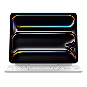 Magic Keyboard for iPad Pro 11‑inch (M4)  Türkiye için ABD İngilizcesi Beyaz MWR03TZ/A