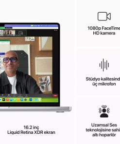 MacBook Pro 16 inc M3 Pro 12CPU 18GPU 36GB 512GB Gümüş MRW63TU/A-Teşhir 14 MacBook Pro 16 inc M3 Pro 12CPU 18GPU 36GB 512GB Gümüş MRW63TU/A -5