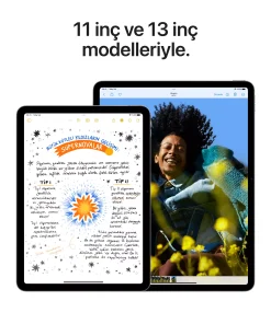 iPad Air 13 inç Wi-Fi + Cellular 512GB Uzay Grisi MV703TU/A -5