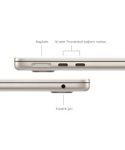 MacBook Air 13 inc M3 8CPU 8GPU 8GB 256GB Yıldız Işığı MRXT3TU/A-Teşhir -4