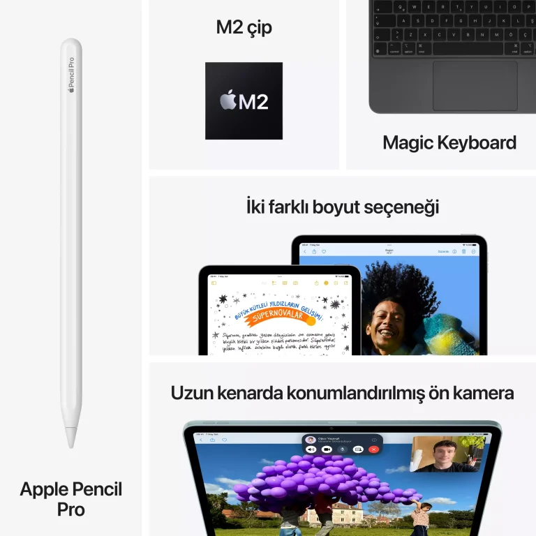 iPad Air 11 inç Wi-Fi 1TB Mor MUWU3TU/A -9