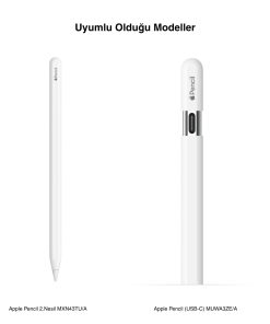 Apple Pencil 2. nesil ve apple pencil usb-c Uyumluluk