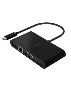 Belkin USB-C Multimedya Şarj Adaptörü AVC004BTBK