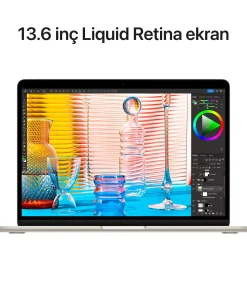 MacBook Air 13.6 inc M2 8CPU 8GPU 8GB 256GB Yıldız Işığı MLY13TU/A -5