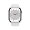 Apple Watch Series 8 GPS 45mm Gümüş Alüminyum Kasa - Beyaz Spor Kordon  MP6N3TU/A -1