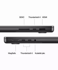 MacBook Pro 14 inc M3 Pro 12CPU 18GPU 18GB 1TB Uzay Siyahı MRX43TU/A -6